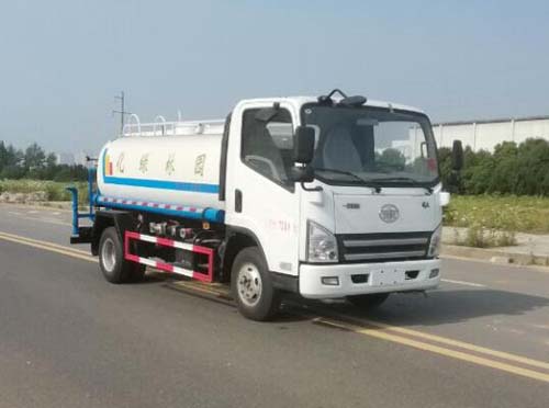 解放5噸灑水車(chē)專(zhuān)威牌HTW5077GSSCA型灑水車(chē)